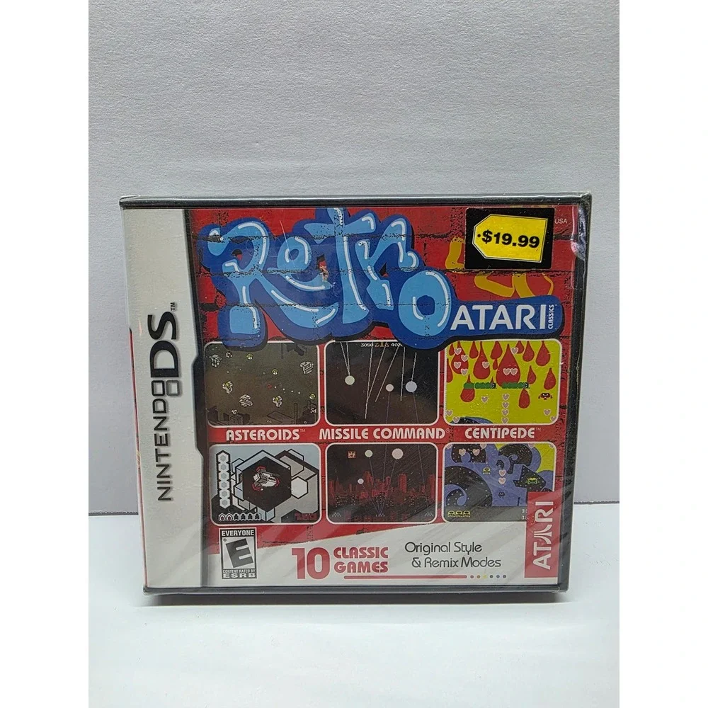 Nintendo DS Retro Atari Classics 10 Games Factory Sealed New